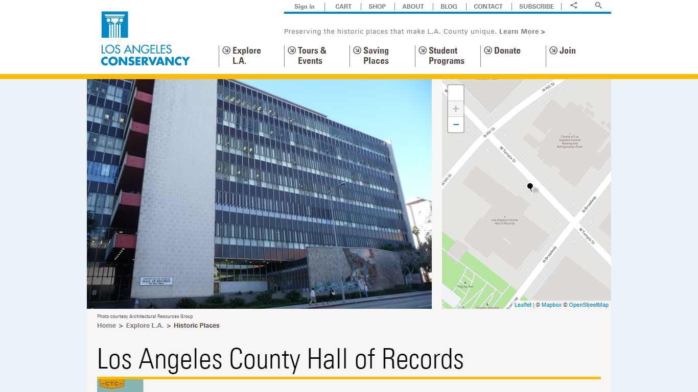 Los Angeles County Hall of Records | Los Angeles Conservancy